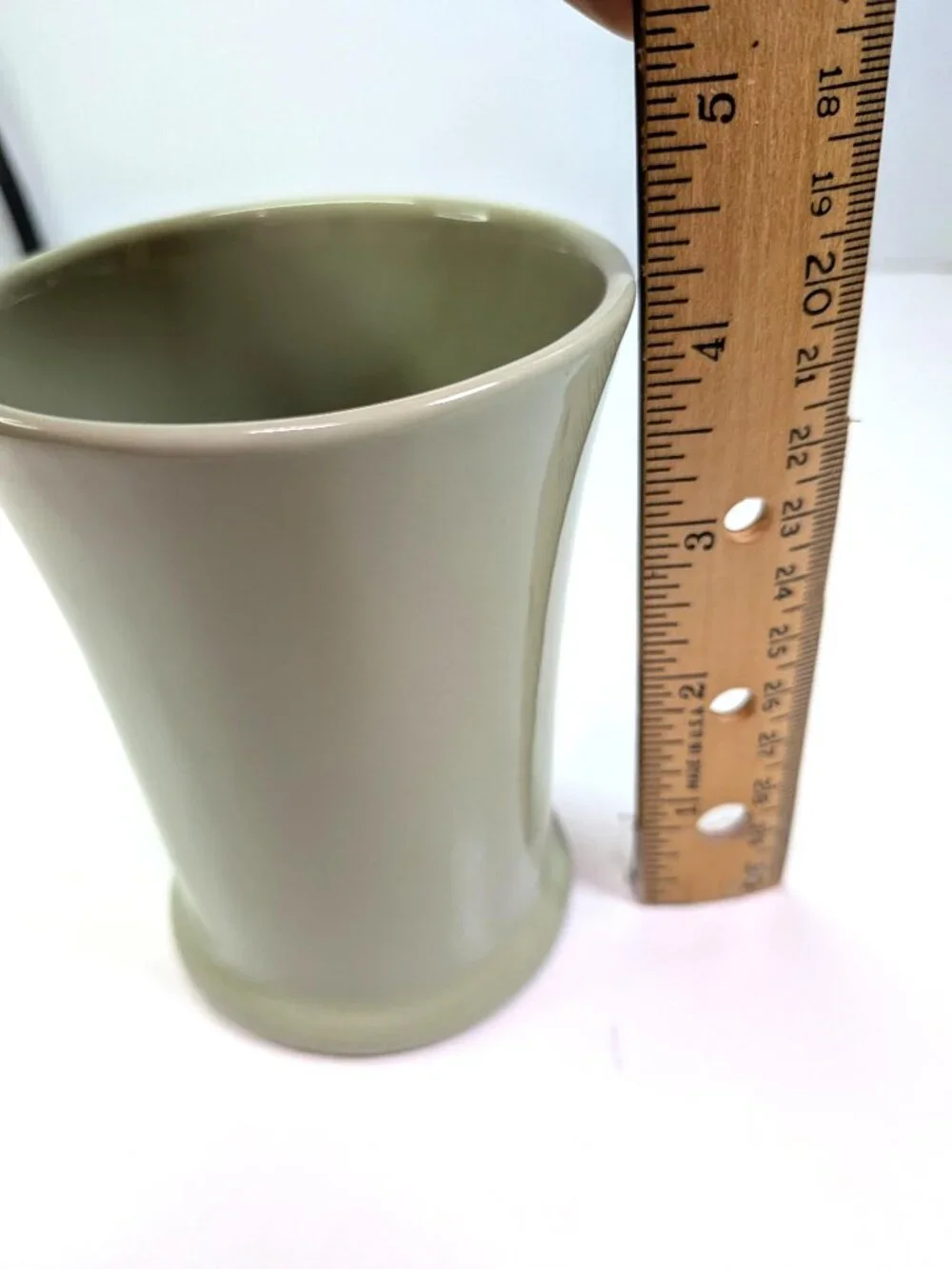 Sage Green Ceramic Bathroom Accessory Set - 3 Piece (Target 2008)
